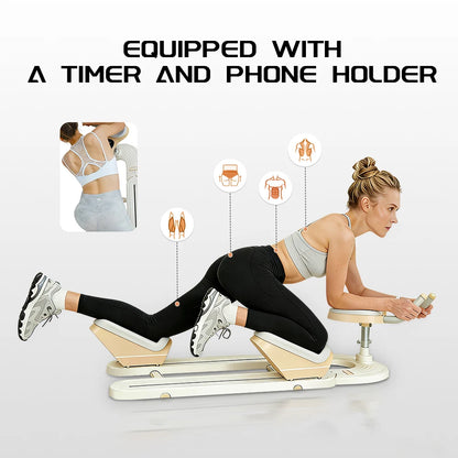 High Quality Waist Fitness Trainer Sports Waist Spine Training Machine Home Gym Waist Abdominal Exercise Mountain Climbing ABS