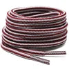 WEGOODZF Custom High Quality Athletic Striped Outdoor Shoe Laces Plastic Tips Work Shoes Boots Hiking Walking Shoe Laces