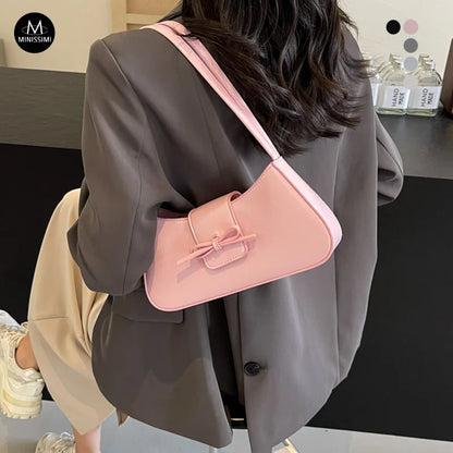 Hot Sales Bolsas Para Mujere Ladies Bow Bags Pu Leather Handbags Elegant Women Shoulder Bags for Ladies