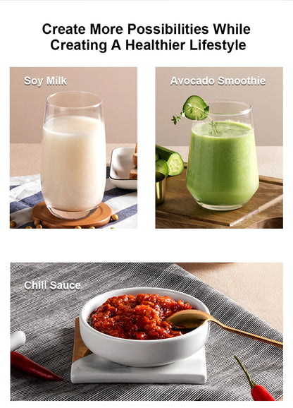 BioloMix Automatic Program Professional Kitchen Smoothie Blender BPA FREE 2L Low-profile Jar Food Mixer Juicer Ice Crusher