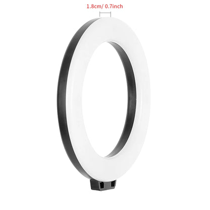 6 Inch Mini LED Selfie Ring Light Desktop Video Lamp With Tripod Stand USB Plug For YouTuber Live Vlog Makeup Studio