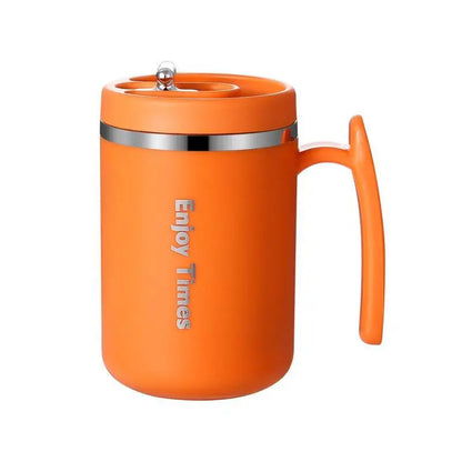 Stainless Steel Double-Layer Tea Cup with Lid and Tea Infuser Random Gift