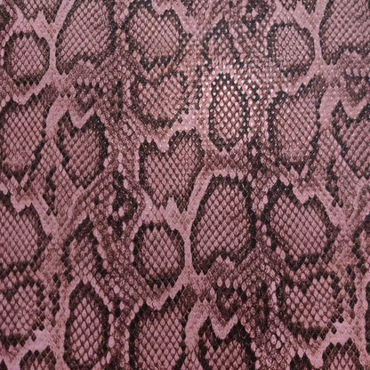 A-4109 PU Artificial Snake Skin Print Glossy Fabric Eco-Friendly Synthetic Leather for Bags Sofa Customization for Furniture