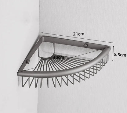 Gun Grey Bathroom Hardware Towel Bar Set Stainless Steel Bathroom Accessories Set
