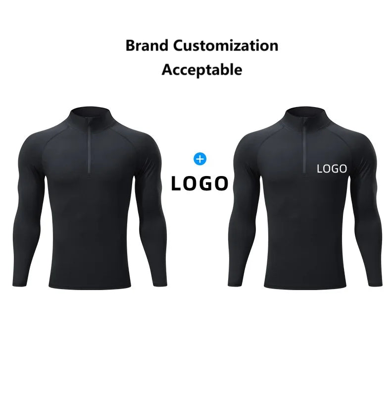 Wholesale Custom Logo Breathable Long Sleeve Men's Gym T-Shirt Active Wear Jogging Sports T-Shirt Soft Elastic Fitness T-Shirt