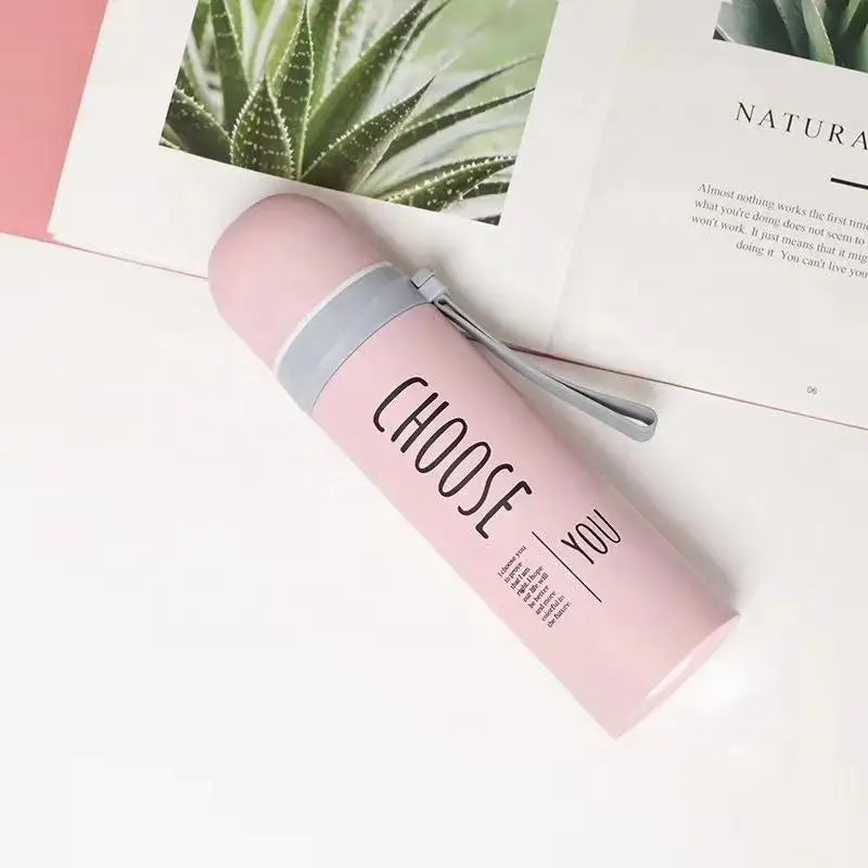 Wholesale 450ml Stainless Steel Sport Water Bottle New Design Eco-Friendly Hot Water Bottle for Restaurants