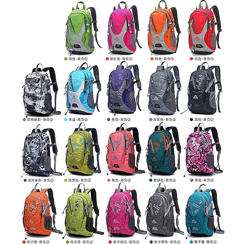 Factory Wholesale 20L Waterproof Outdoor Travel Daypack Foldable Casual Sports Bags Backpack for Men Women