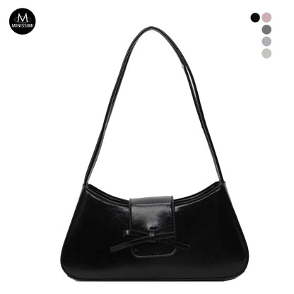 Hot Sales Bolsas Para Mujere Ladies Bow Bags Pu Leather Handbags Elegant Women Shoulder Bags for Ladies