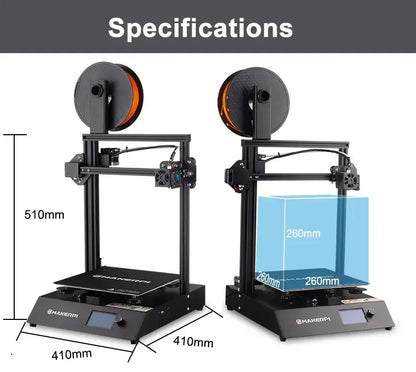 Professional MakerPi P2 FDM 3D Printer Big Size for Kids for Beginner 3D Printing Machine PLA Print