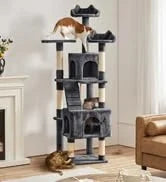Hot Sale 23.5 Inches Cat Tree Tower Dark Gray Condo Sisal-Covered Scratching Posts Furniture for Pet Activity Cat House