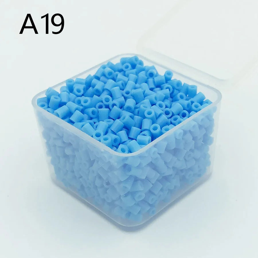 2.6mm Mini Beads/1200pcs/Box Packing Hama Beads Easy to Store For Kids Perler Iron Beads Fuse Handmade Gift Children Toy