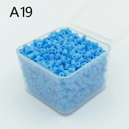 2.6mm Mini Beads/1200pcs/Box Packing Hama Beads Easy to Store For Kids Perler Iron Beads Fuse Handmade Gift Children Toy