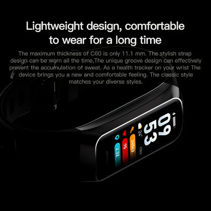 Fitness Tracker Watch, Couple Smart Bracelet, 1.1 Inch AMOLED Touch Screen Smartwatch, 25 Fitness Modes, Sleep Tracking, Weather