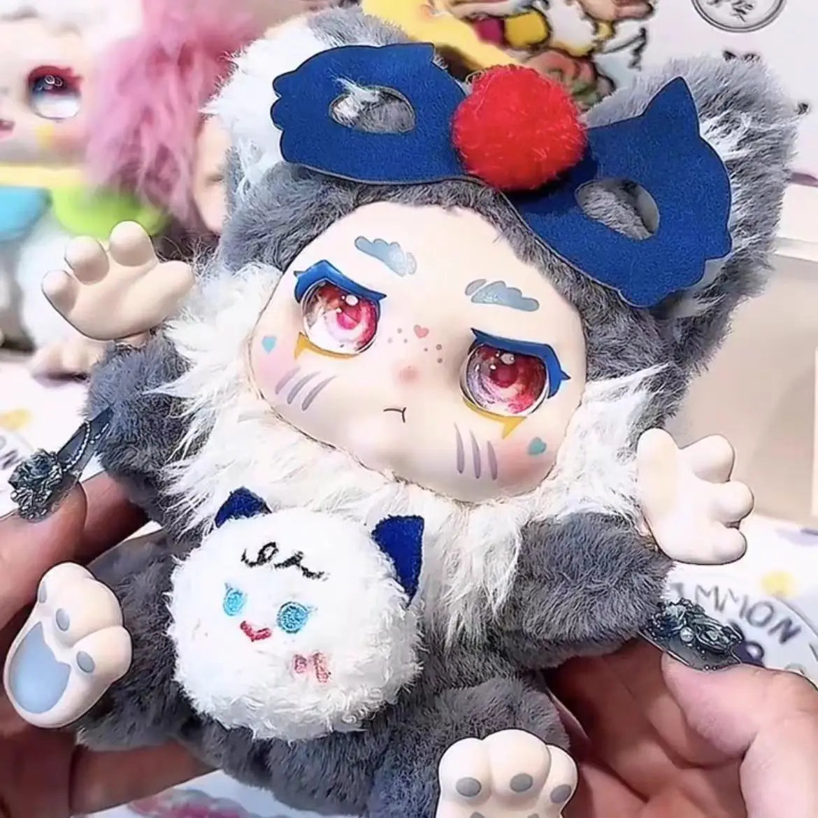 In Stock 100% Official 6PCS/Box Kimmon Regain Myself Series Blind Boxes Kawaii Vinyl Plush Keychains Cute Dolls Decorative Toys