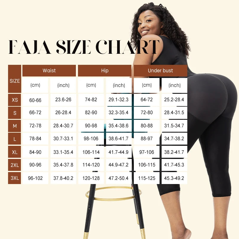 Abdomen Control Waist Trainer High Compression Garments Stage 1 Post Surgery Butt Lifter Fajas Colombianas Shapewear for Women