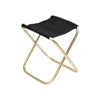 Portable Outdoor Camping Aluminium Alloy Folding Stool 220lbs Load Bearing for Fishing Barbecue & Garden Use
