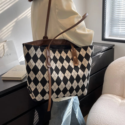MLingge Texture Large Capacity Girl 2022 New Women's Bag Shoulder Underarm Tote Bag