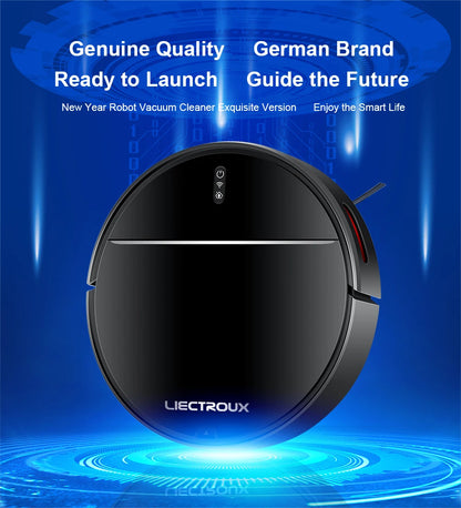 Liectroux M7S Robot Vacuum Cleaner,Smart Dynamic Navigation,4000Pa,Wet Mop,WiFi,Silent,Work with Alexa & Google Home