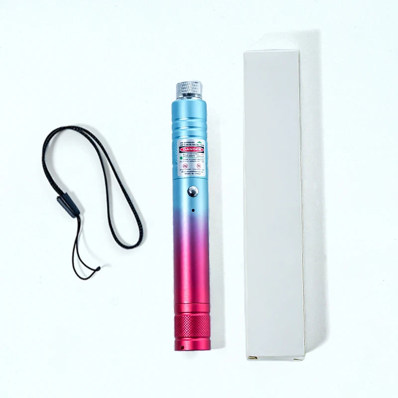 Green Laser Pointer Long-Range Laser Pointer High Power-Rechargeable Laser Pointer for Hiking, Presentations & Outdoor Use