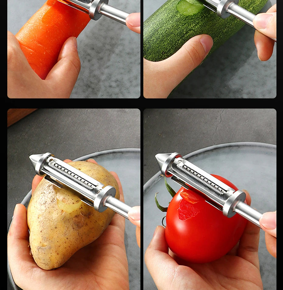 Konco Fruit and Vegetable Peeler,Kitchen Accessories,Alloy Sharp Peeler Potato Carrot Grater Peeler Kitchen Gadget