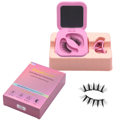 Magnetic Lashes Set Complete Natural Look Hypoallergenic Reusable Magnetic Eyeliner