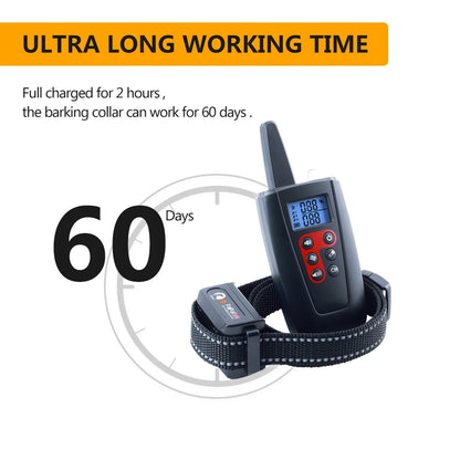 Hot Pet Training Collar Long Range Remote Control Pet Electric Shock Vibrate Behavior Dog Collar