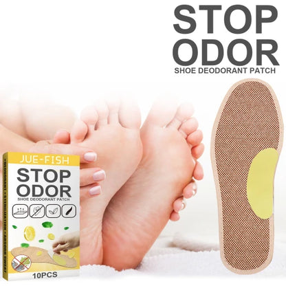 Jue-Fish Deodorant Stickers For Fresh  Remove And Prevent Odor Foot Sweat Sports Shoes Smelly Insole