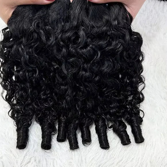 Cambodian Curly Human Hair Extension Bundles Vietnamese Raw Virgin Hair Weaving Loose Curly
