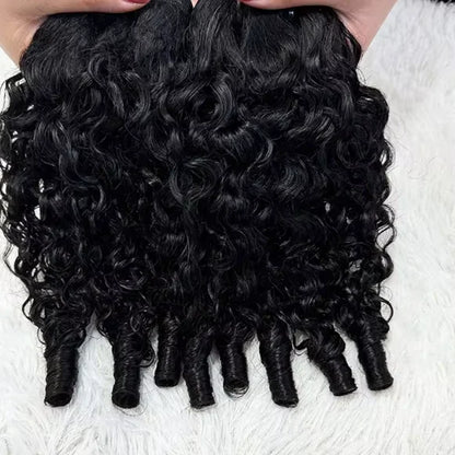 Cambodian Curly Human Hair Extension Bundles Vietnamese Raw Virgin Hair Weaving Loose Curly