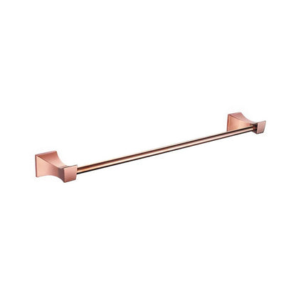 Rose Gold Bathroom Towel Rack Set Wall Mount Bathroom Accessory Set