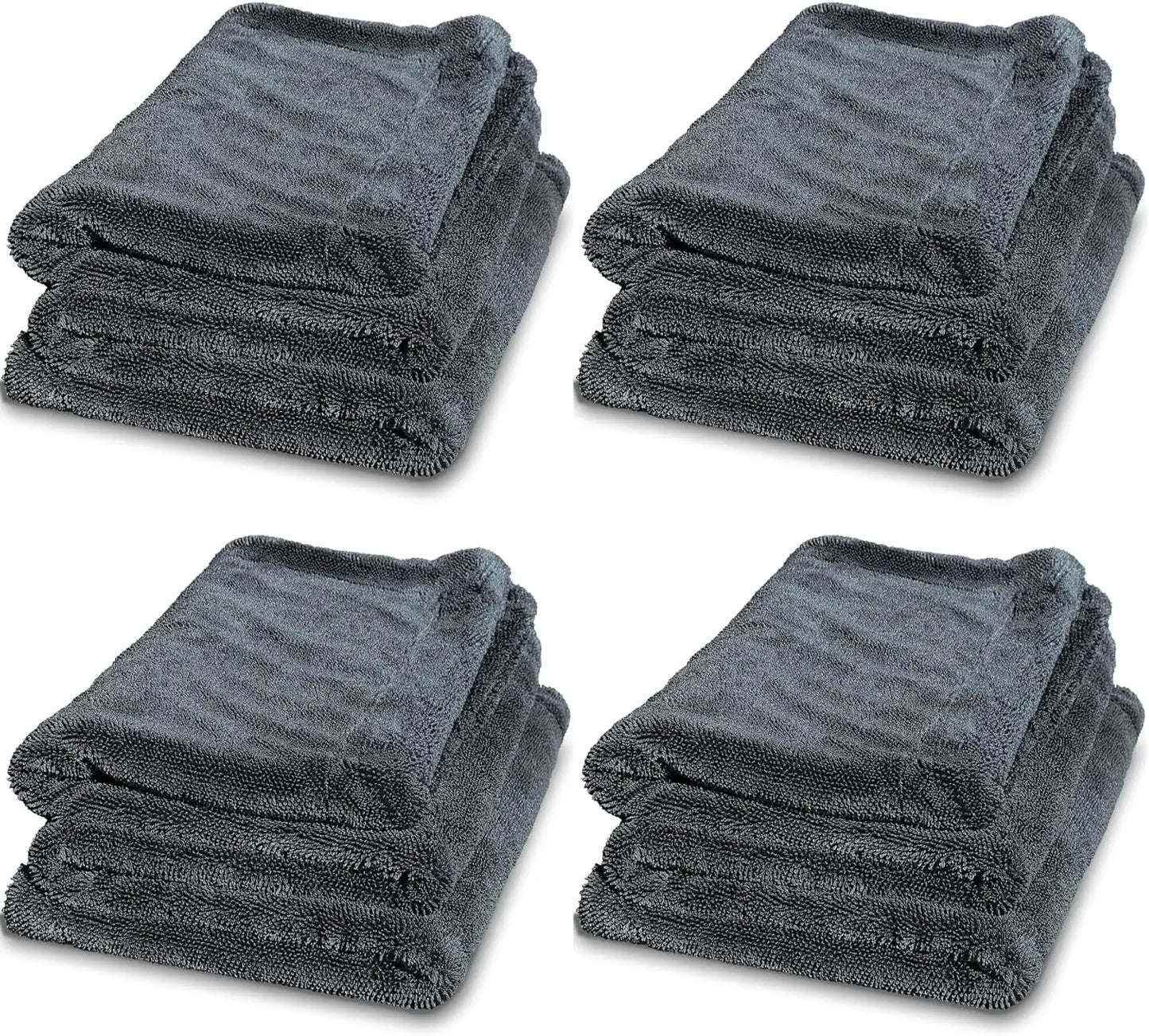 60*90cm 1200 GSM Edgeless Microfiber Car Drying Towel Excellent Water Take Ability Large