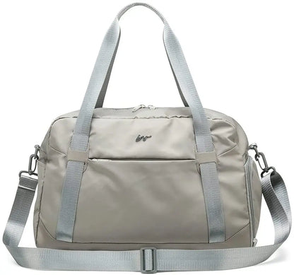 Folding Travel Duffel Bag Ladies Shoes Travel Bags With Shoe Compartment Tote Sports Bag for Women Customized logo