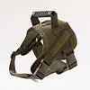 Adjustable Explosion-proof Outdoor Pet Tactical Service Dog Training Harness Vest Set with PVC Grip Handles