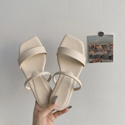 Thick Soled Sandals for Women's New Year Summer High Heels Fish Mouth Women's Shoes, Soft Leather Height Increasing Sponge Shoes