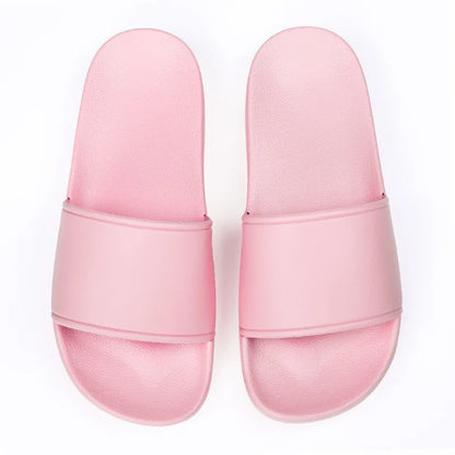 Custom Logo Anti-Slip Winter Spring Beach Slides with Open Toe Screen Printing PVC Embossed Mens' Slipper Footwear