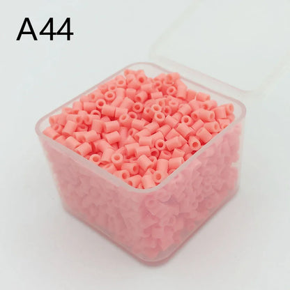2.6mm Mini Beads/1200pcs/Box Packing Hama Beads Easy to Store For Kids Perler Iron Beads Fuse Handmade Gift Children Toy