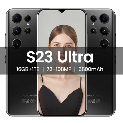 2023 New 3g 4g 5g Android Cell Phone Celular Low Price Telephone S23 Ultra 1TB 7.2 Inch Smart Phone