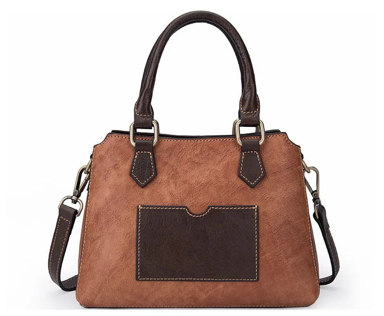 China Factory Wholesale Genuine Leather Handbags for Women Custom Bags Good Quality Embossed Pattern-for Summer Autumn Winter