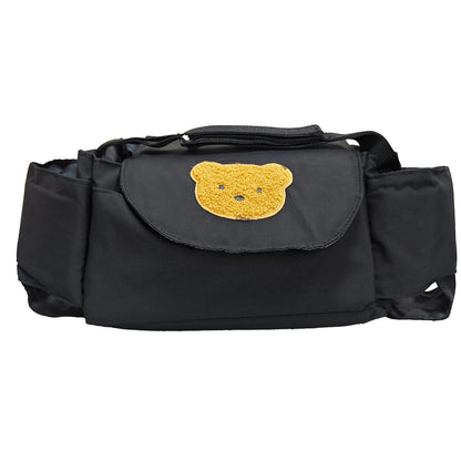Universal Mommy Diaper Bag with Non-Slip Stroller Storage Box and Cup Holder Baby Stroller Storage Bag