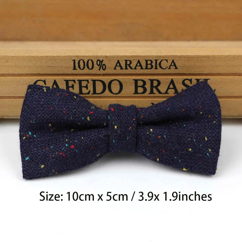 Children Wool Bow Tie Baby Boys Butterfly Skinny Bowtie Single Layer Child Bowties Gravatas Borboleta Collar Kids Ties