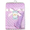 Wholesale 30X40inch Polyester Minky Dot Baby Blanket for Baby Sublimation Fleece Blanket  Minky Dot Baby Blanket