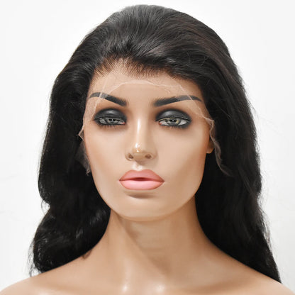 100% Virgin Human Hair Wig Cut From Single Donor 13*4 HD Body Wave Lace Frontal Wig No Tangle No Shedding Hair HD Lace