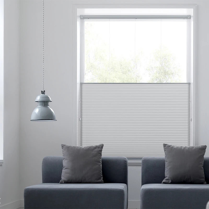 Blackout Manual Control Cordless Honeycomb Blinds for Window Inside