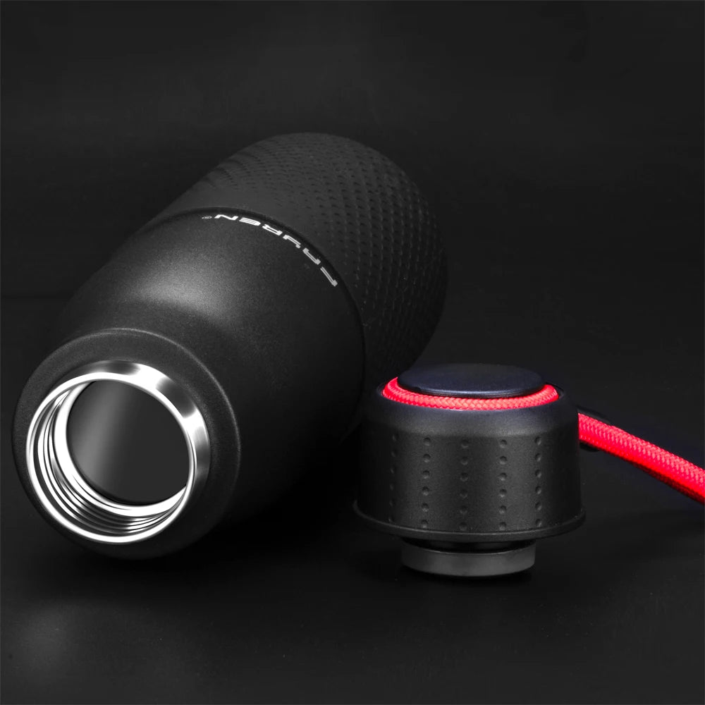 Portable Sports Water Bottle with Screw-on Lid Leak-proof Vacuum Stainless Steel Insulated Water Bottle for Cycling
