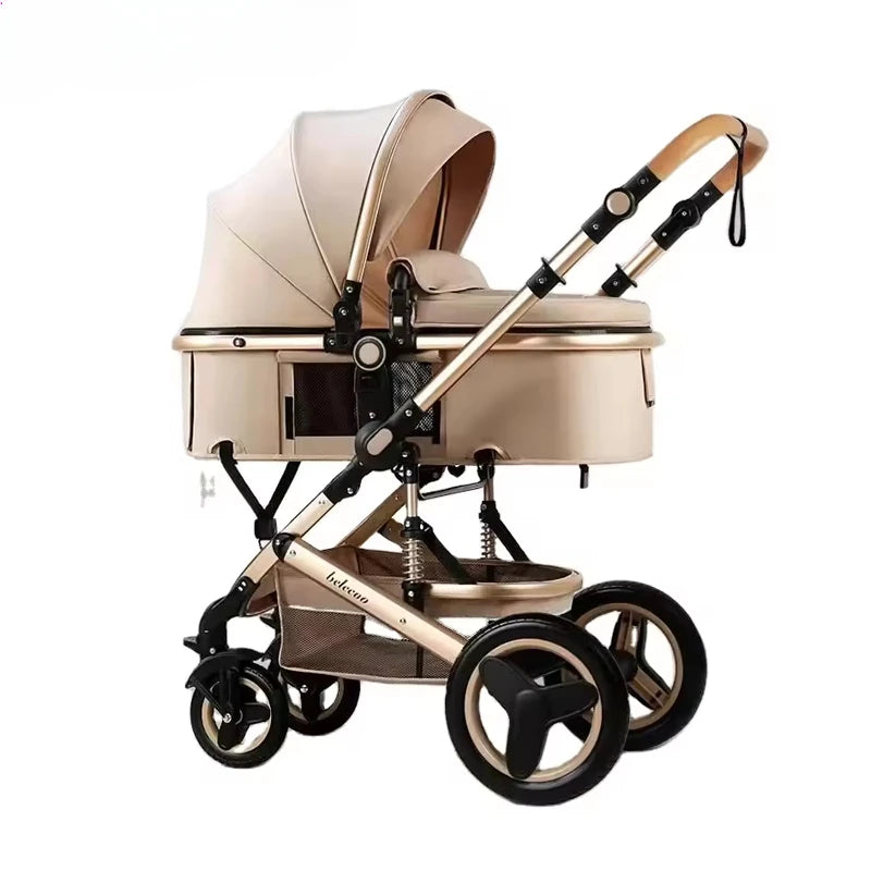 Purorigin Pram for Babies Factory Cheap Price 4 Wheels Light Weight Foldable 2 in 1Baby Stroller Baby Carrier  Newborn
