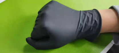 6 Mil Finger Texture Mechanical Heavy Duty Industry Tattoo Custom logo Latex Free Powder Free Nitrile Disposable-gloves Gloves