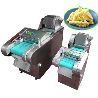 Factory Price Zigzag Potato Cutter Slicer Crinkle Potato Cutting Machine Wavy Potato Shredding Machine