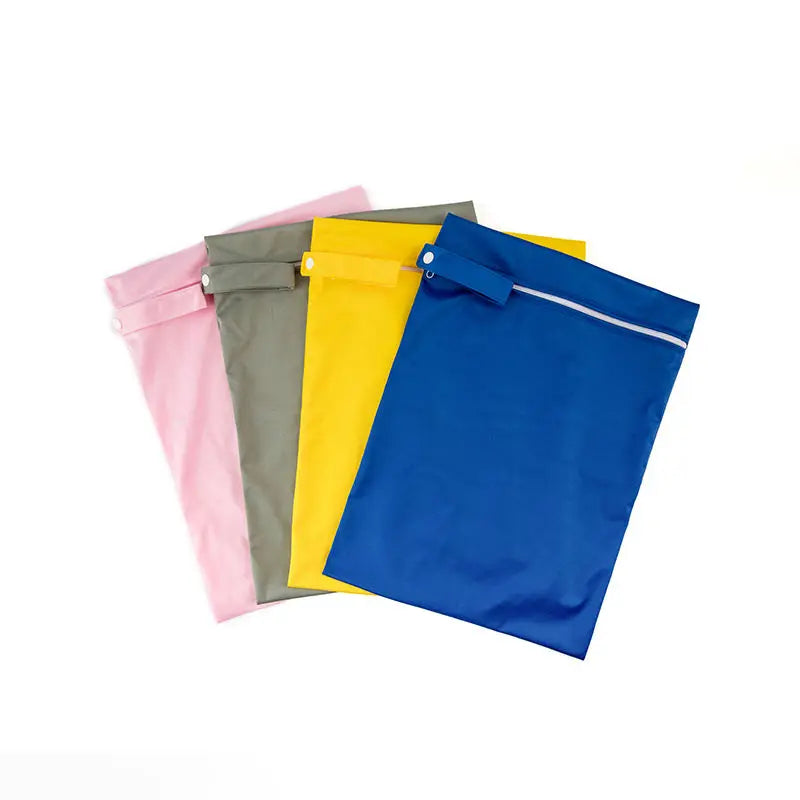 30*40Cm Swim Bags Cloth Reusable Washable Diaper Wet Bag With Single Pockets Dry and Wet Zippers Waterproof Bag for Travel