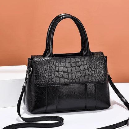 2022 New Western Style Simple Fashion Atmosphere Texture Casual PU Single Portable Shoulder Girls Crossbody Bags Ladies Handbags