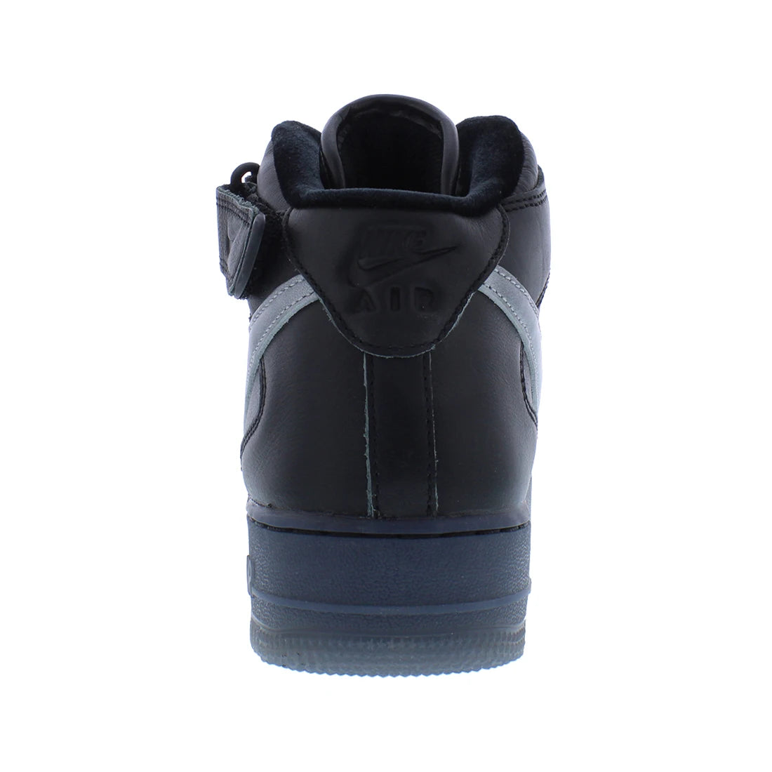 For for Force 1 Mid PRM Unisex Shoes Black/Metallic Silver Size 6.5 Luxury Sporty Fashion Sneakers Mesh Lining MSS-DX3061001